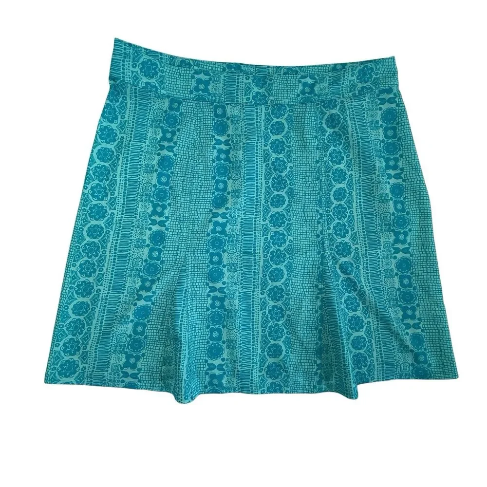 RipSkirt Hawaii Wrap Skirt Women Large Quickdry Inside Pocket Blue Hawaiian Tiki